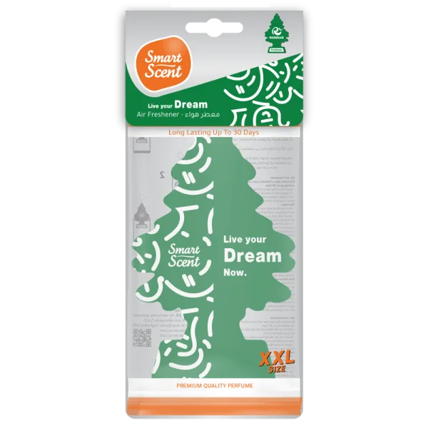فواحة معطر سيارة ورق سمارت سينت برائحة دريم حجم كبير